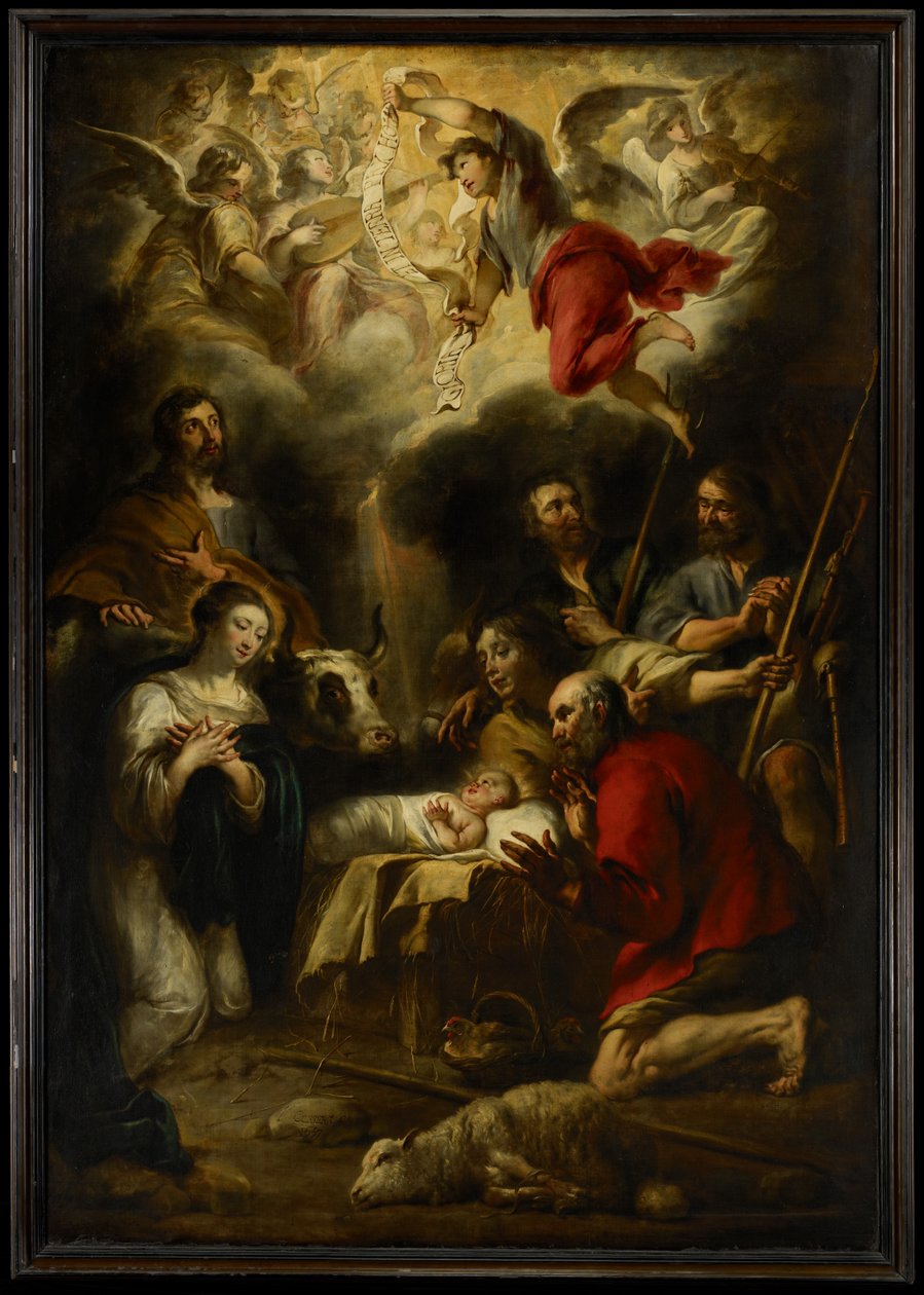 Çobanların Tapınması, 1657 by Jan Cossiers