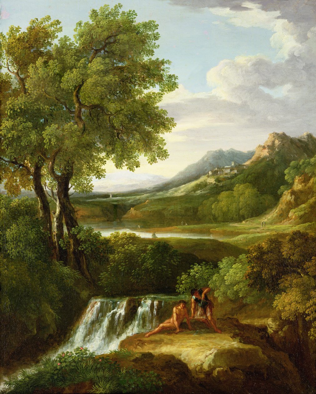 Klasik bir manzaradaki figürler (81818 çifti) by Jan Frans van Bloemen