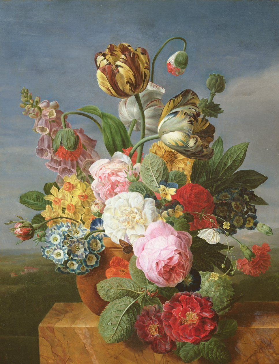 Vazoda çiçek buketi by Jan Frans van Dael
