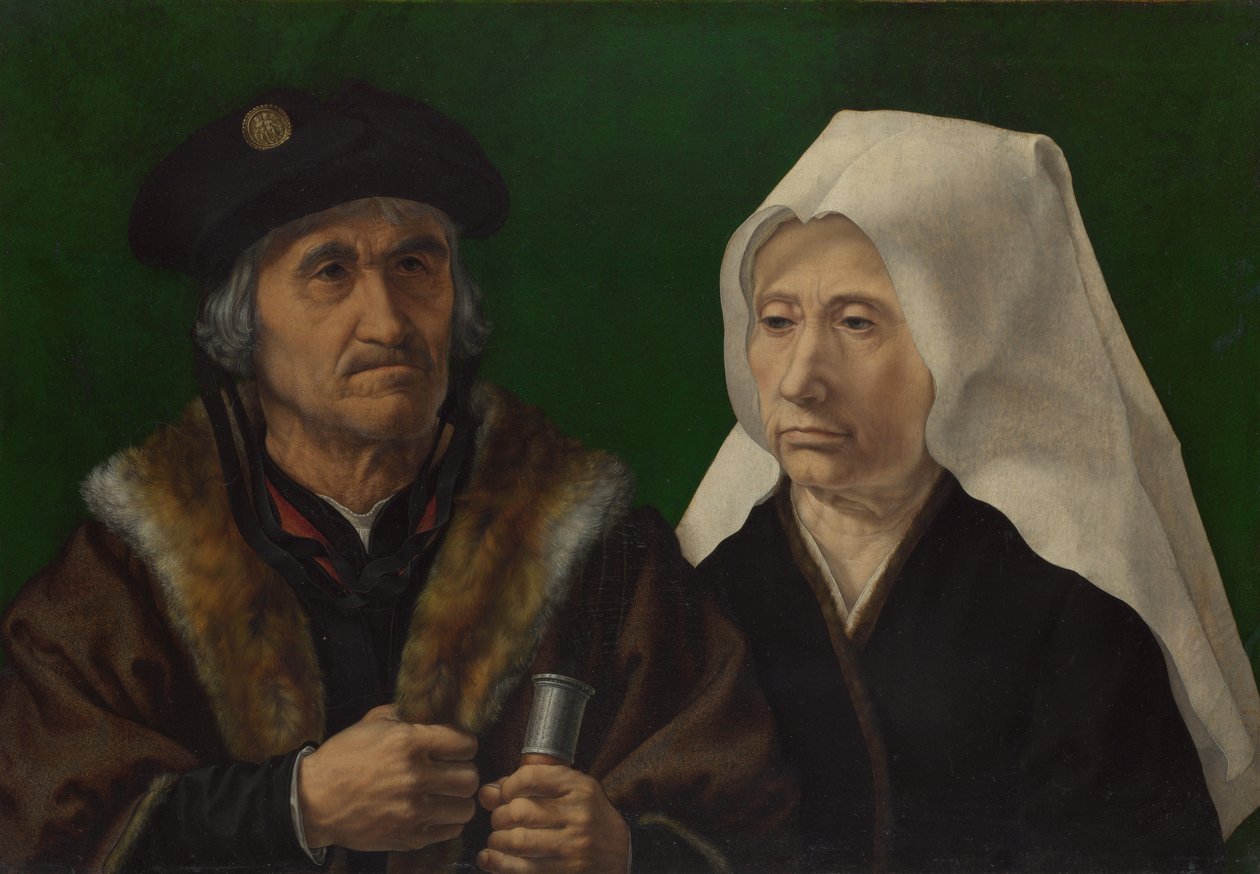 yaşlı bir çift by Jan Gossaert