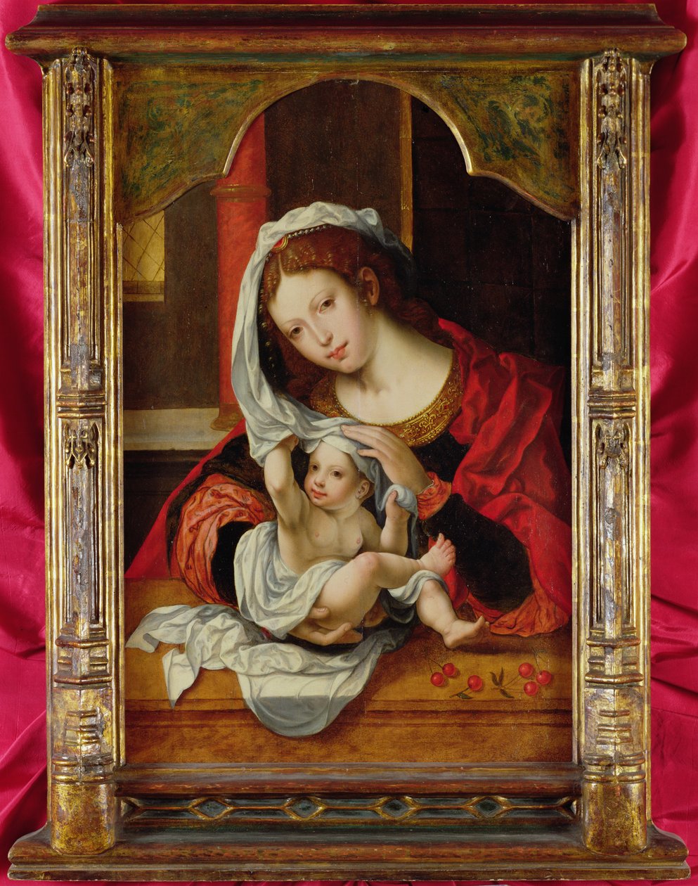 Kirazlı Madonna by Jan Gossaert