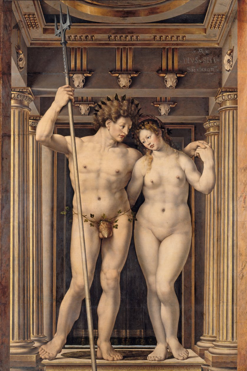 Neptün ve Amfitrit by Jan Gossaert