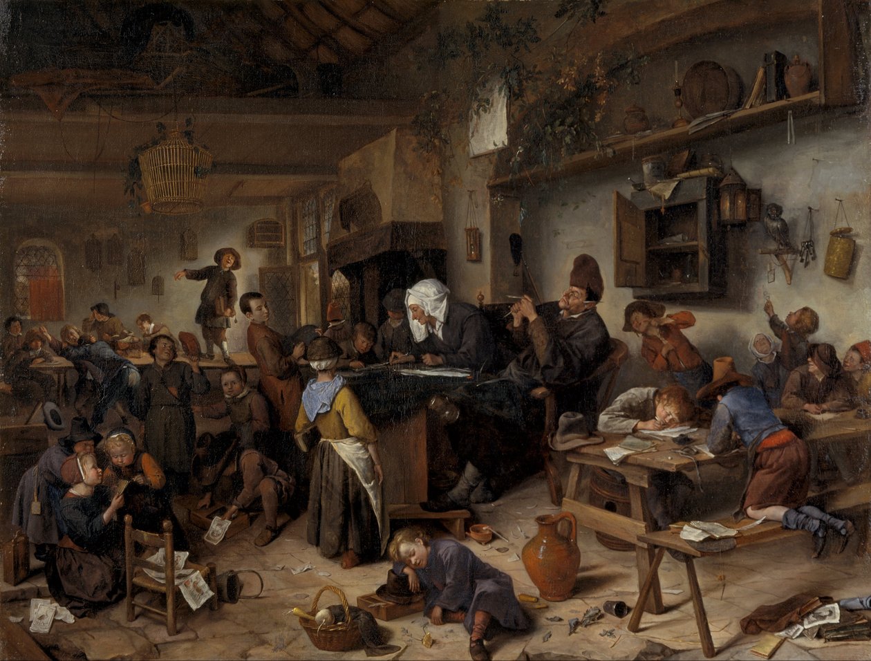 Erkek ve Kız Okulu by Jan Havickszoon Steen