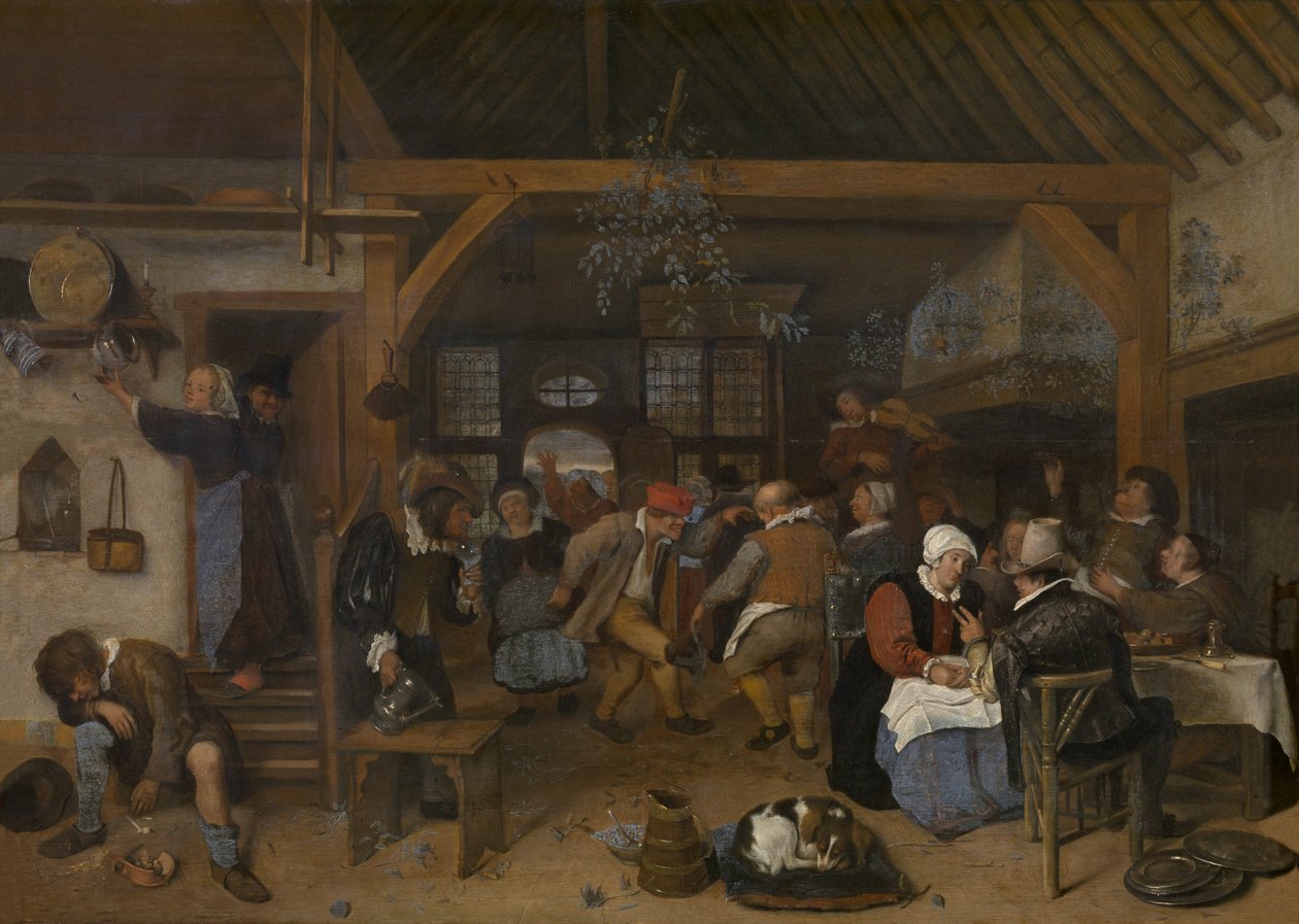 düğün partisi by Jan Havickszoon Steen