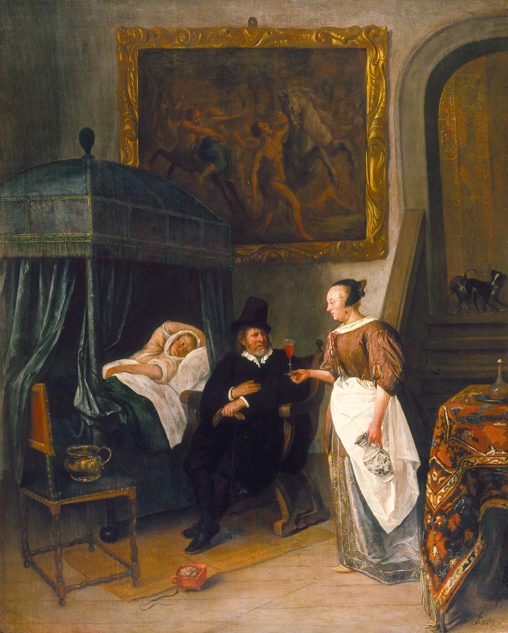 Doktorlar Ziyareti by Jan Havickszoon Steen