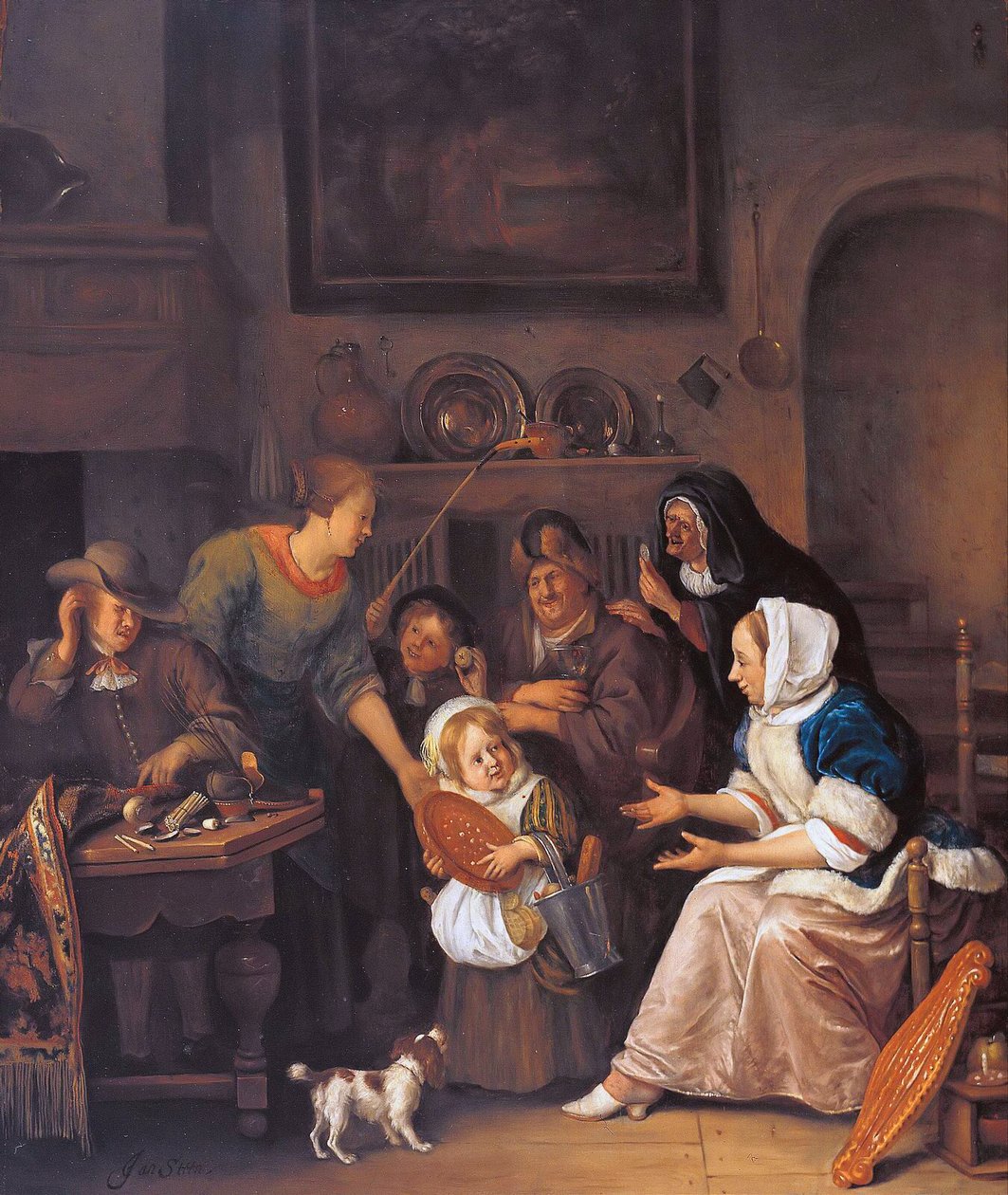 Aziz Nikolaos Bayramı by Jan Havickszoon Steen