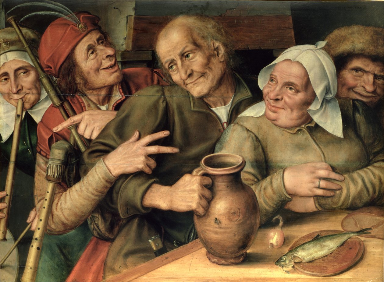 Neşeli Şirket, 1564 (panel) by Jan Massys or Metsys
