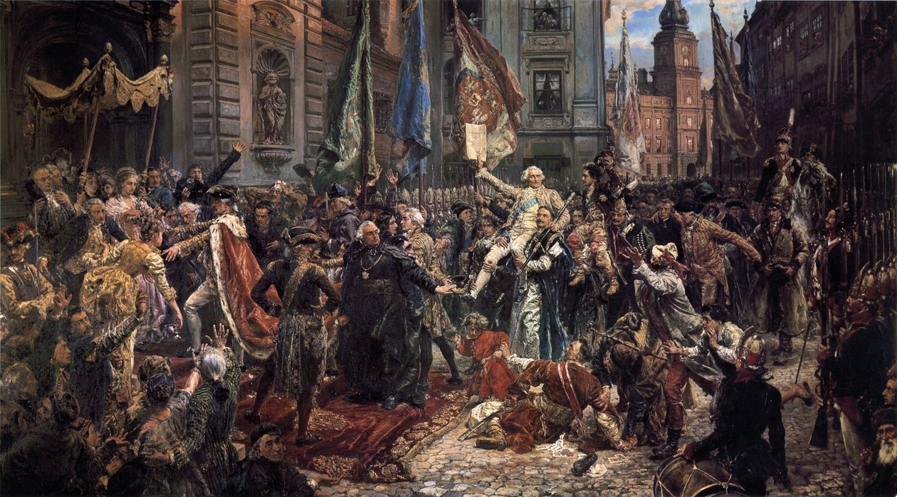3 Mayıs 1791 Anayasası by Jan Alojzy Matejko