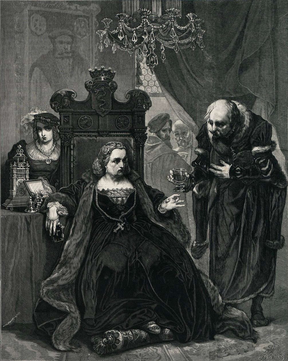 Kraliçe Bona zehirlendi by Jan Alojzy Matejko