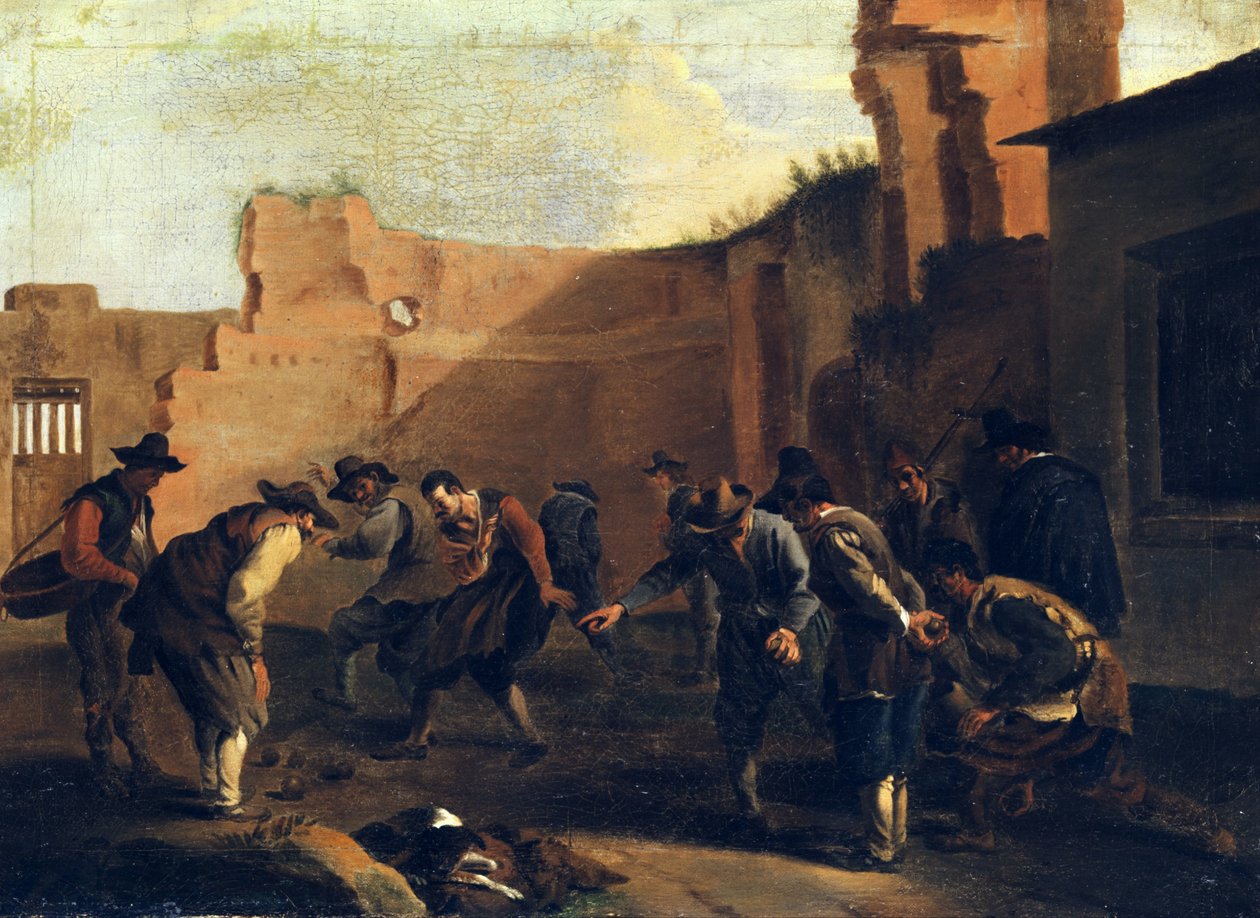 bocce oyuncusu by Jan Miel