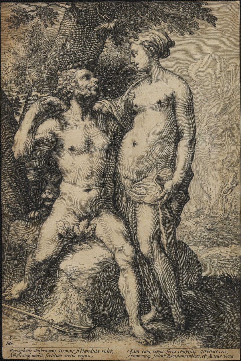 Plüton ve Proserpina by Jan Saenredam