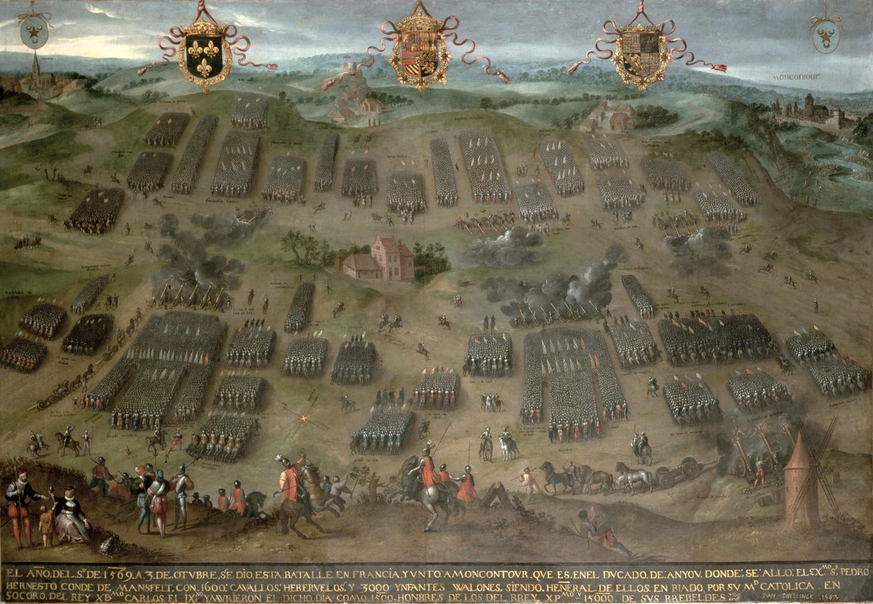Moncontour Savaşı, 30 Ekim 1569, 1587 by Jan Snellinck