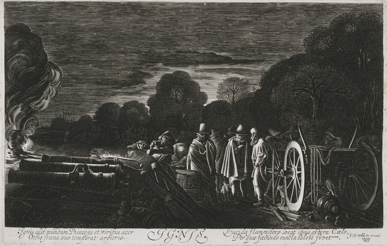 Yangın, ç. 1614-1622 by Jan Van de Velde