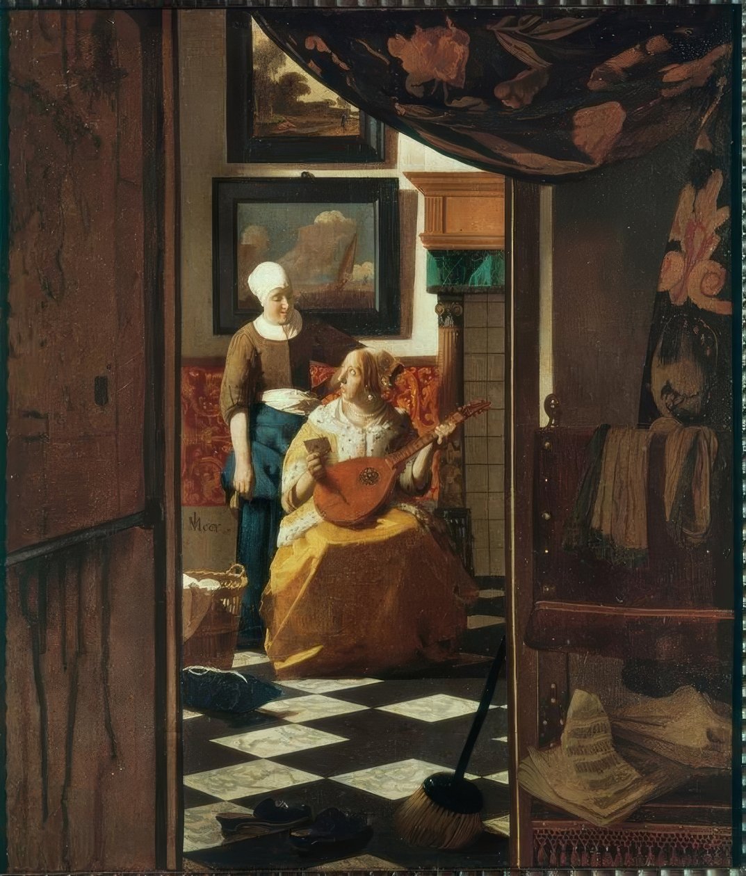 Aşk mektubu by Jan Vermeer van Delft