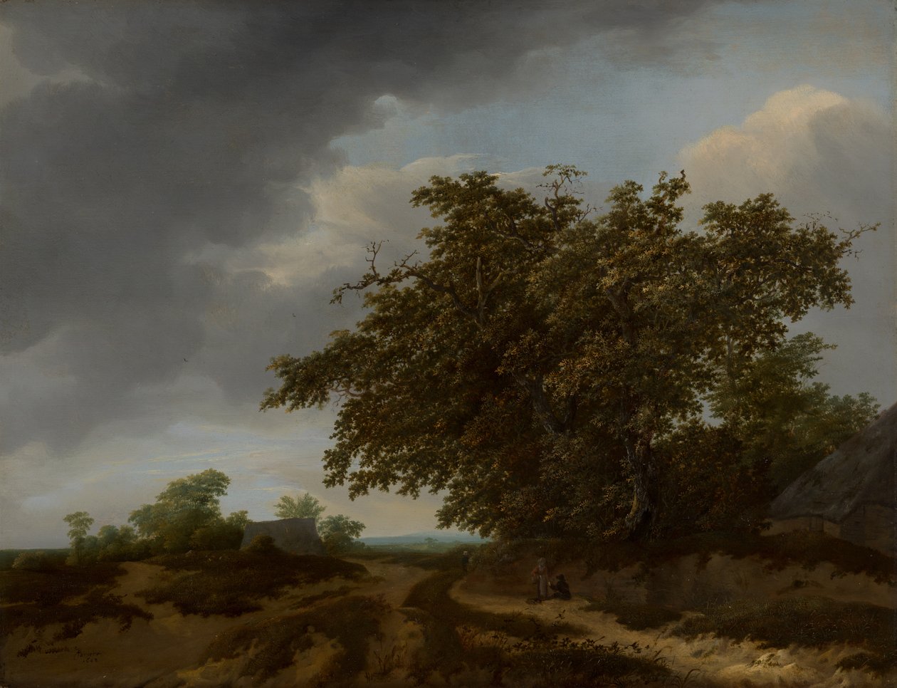 Kumul kenarında manzara by Jan Vermeer van Haarlem