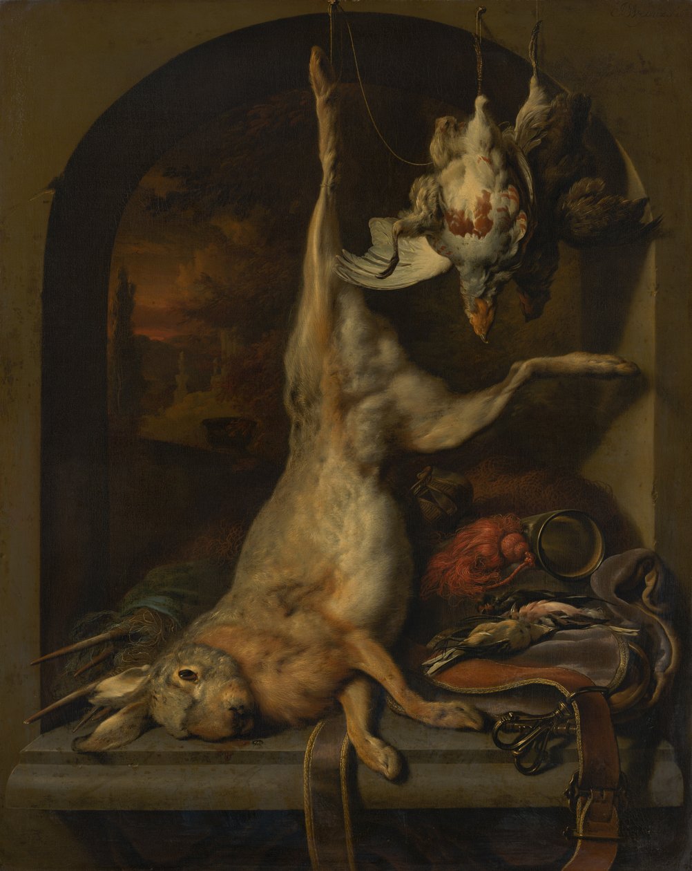 ölü tavşan by Jan Baptist Weenix