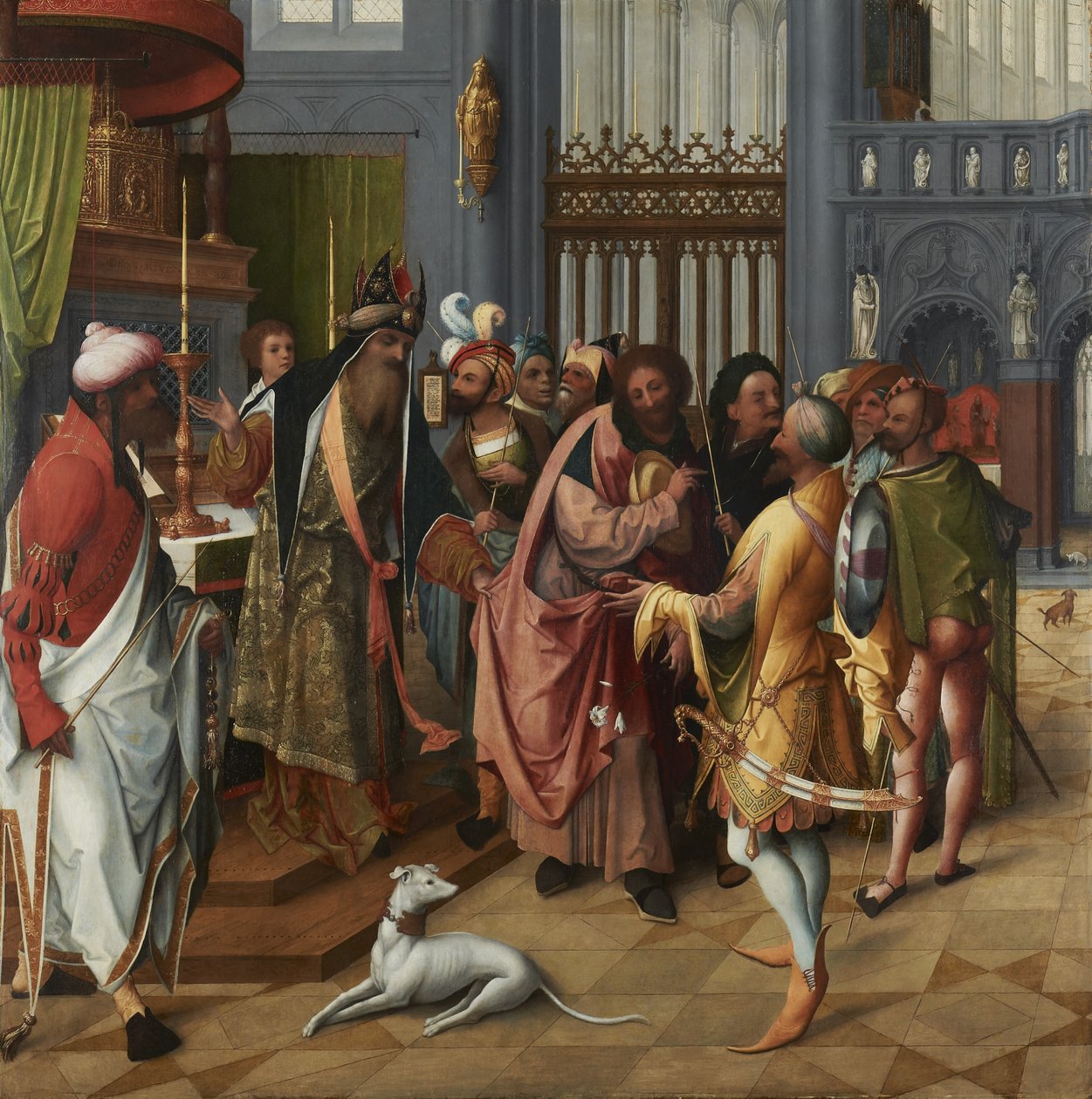 Yusuf ve Talipler, c.1515-20 (panel) (ayrıca bkz. 88614) by Jan de Beer