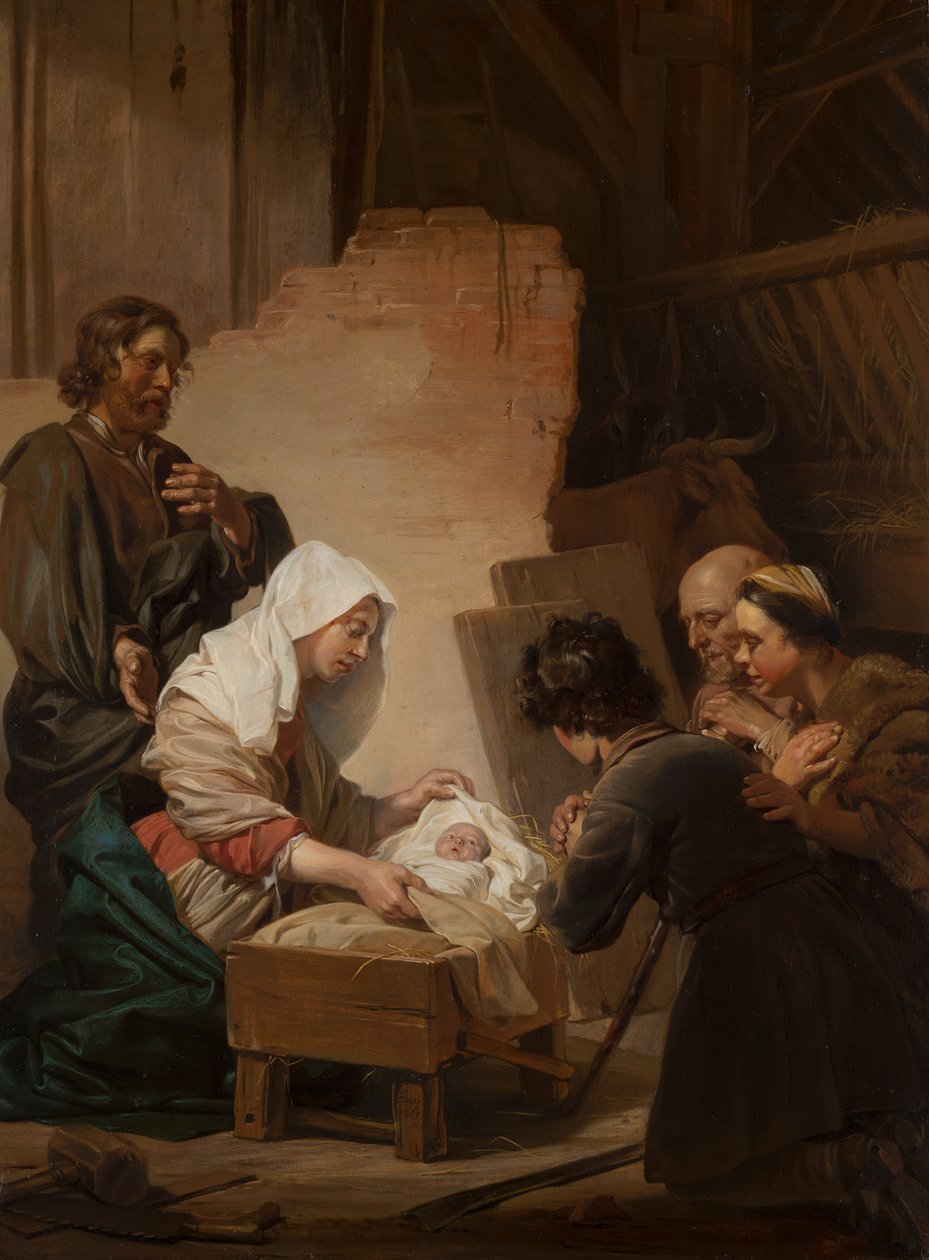 Çobanların hayranlığı by Jan de Bray