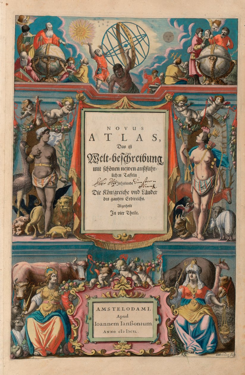 yeni atlası by Jan og Jodocus Hondius Janssonius