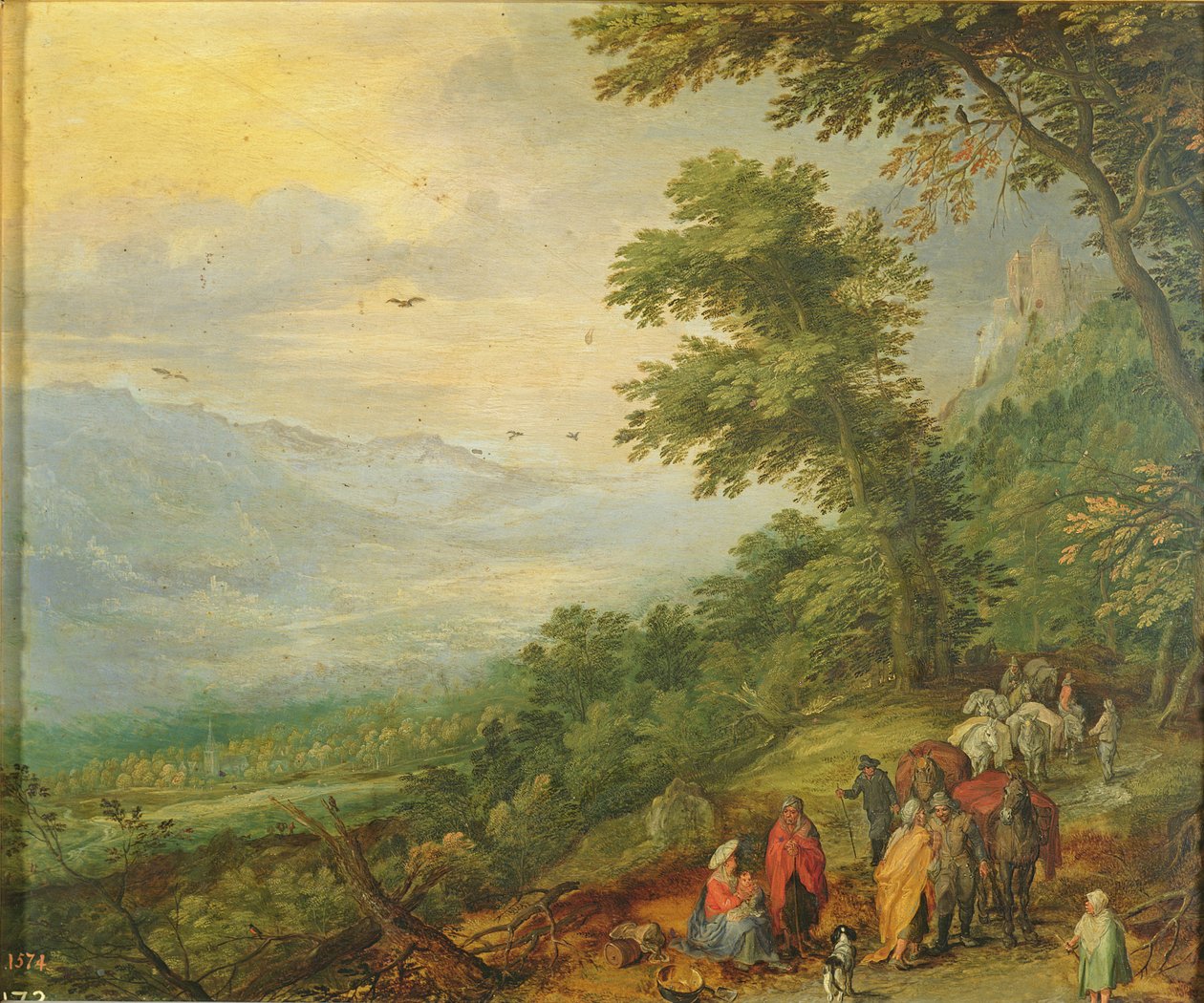 Çingene Buluşması by Jan the Elder Brueghel