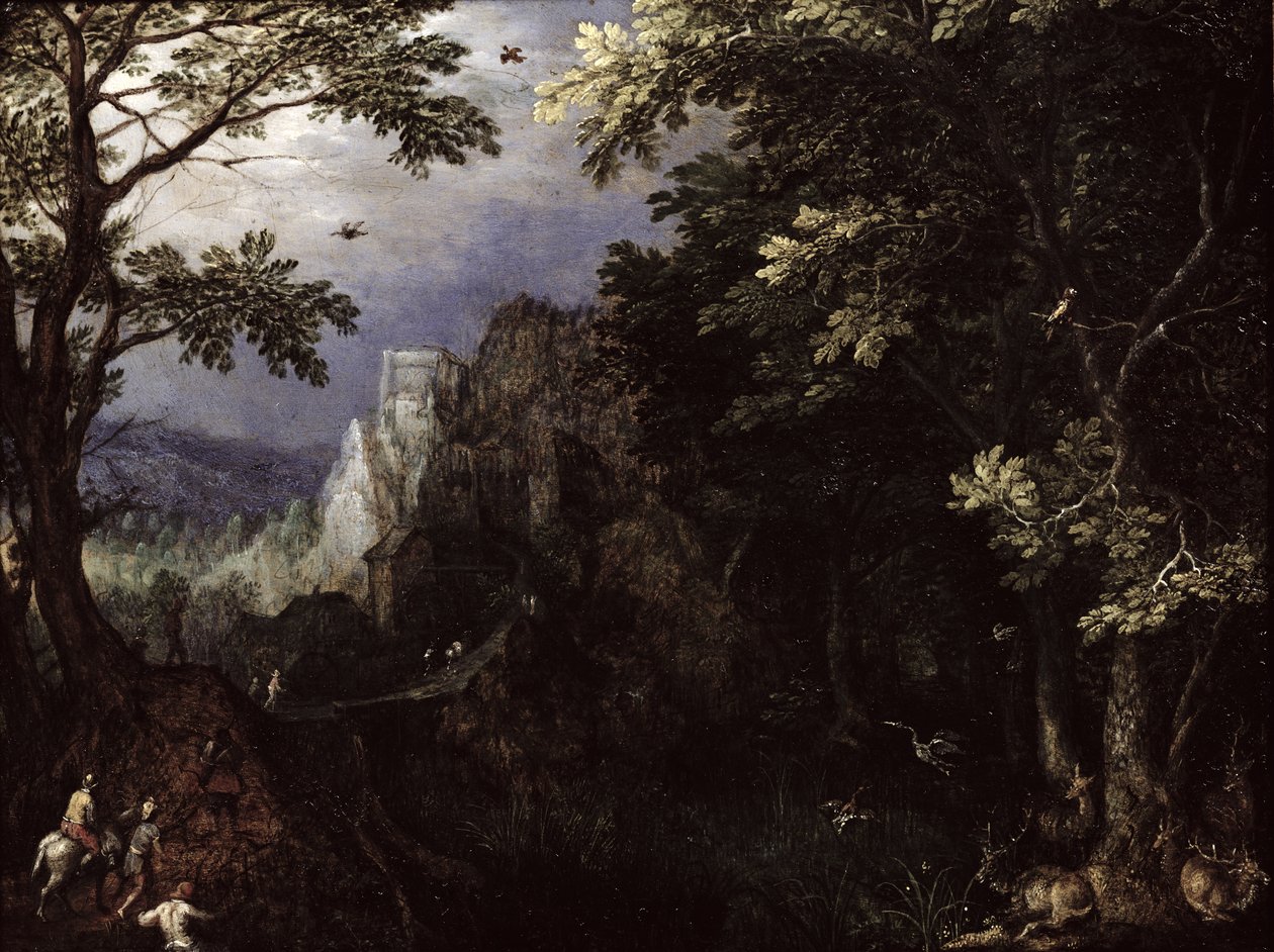 Dağ Manzarası by Jan the Elder Brueghel