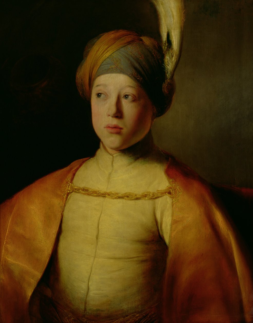 Farsça Elbiseli Bir Çocuğun Portresi by Jan the Elder Lievens