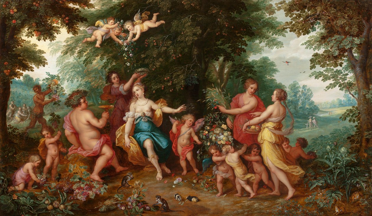 Bolluk Alegorisi by Jan the Younger and Francken or Franck, Ambrosius II Brueghel