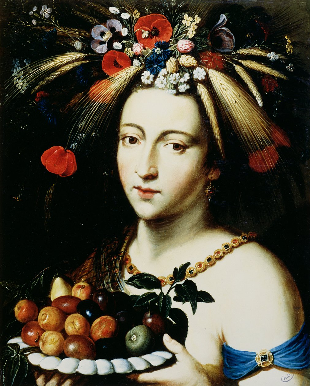 Ceres, Bolluk tanrıçası, 17. yüzyıl (bakır üzerine yağlı boya) by Jan Brueghel the Younger
