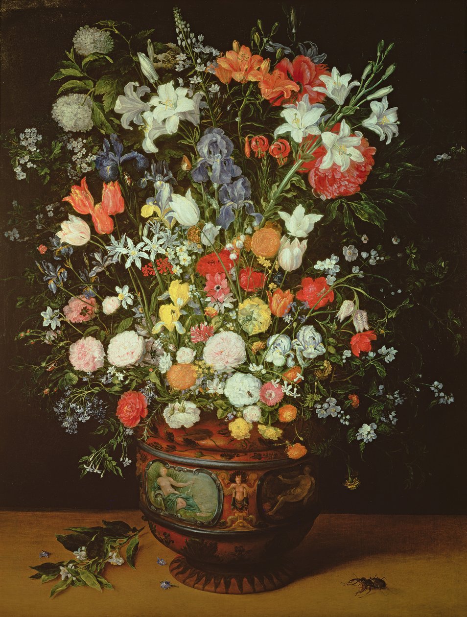 Vazoda Çiçekler Natürmort by Jan Brueghel the Younger