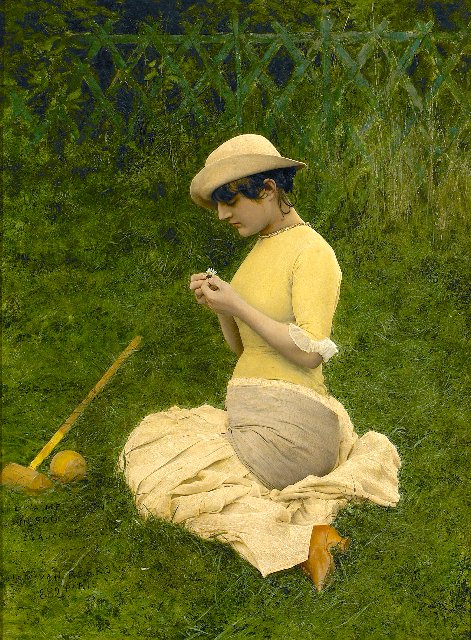 Beni biraz, çok seviyor, beni seviyor, beni sevmiyor by Jan van Beers