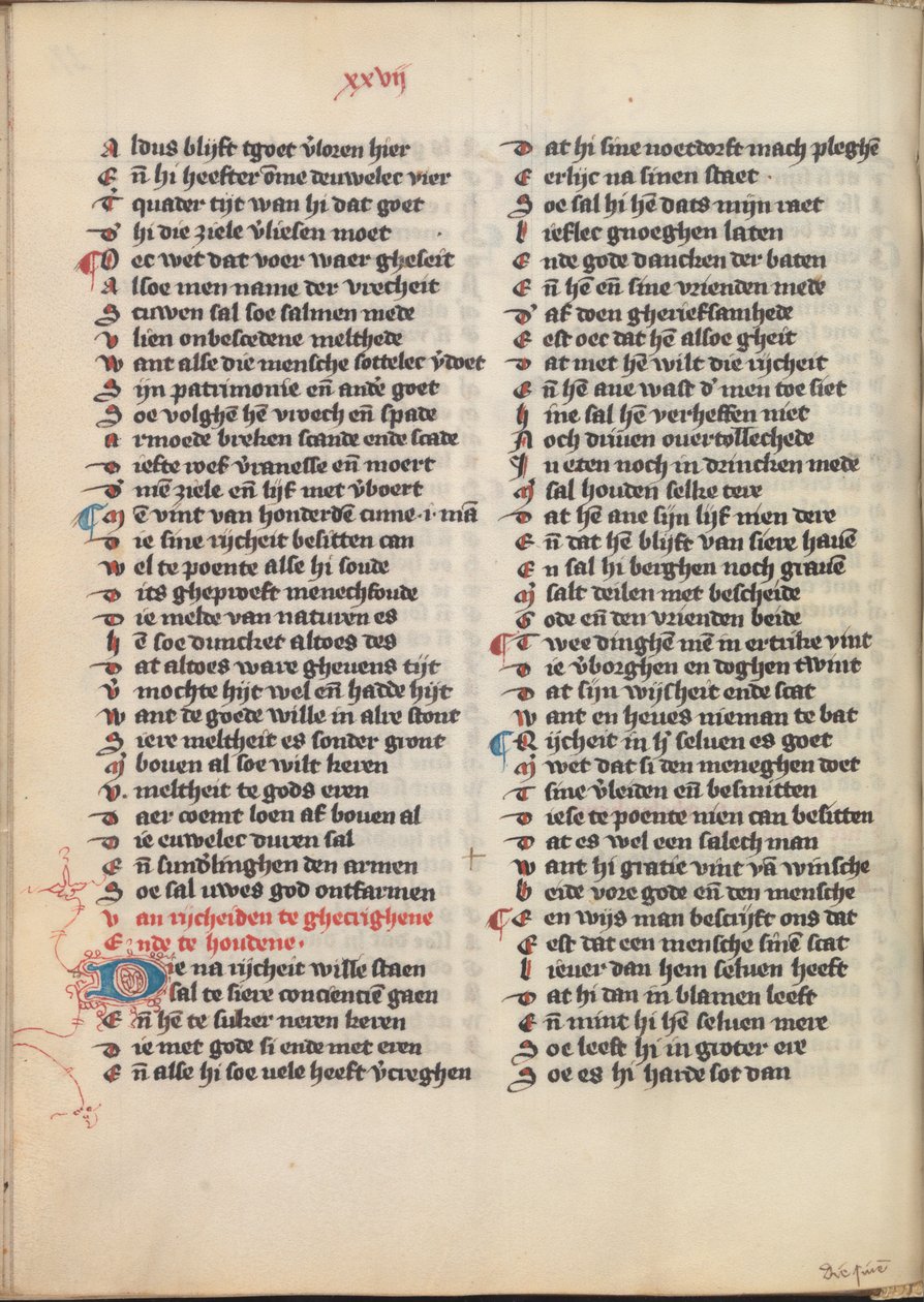 Dietsche Doktrini by Jan van Boendale  