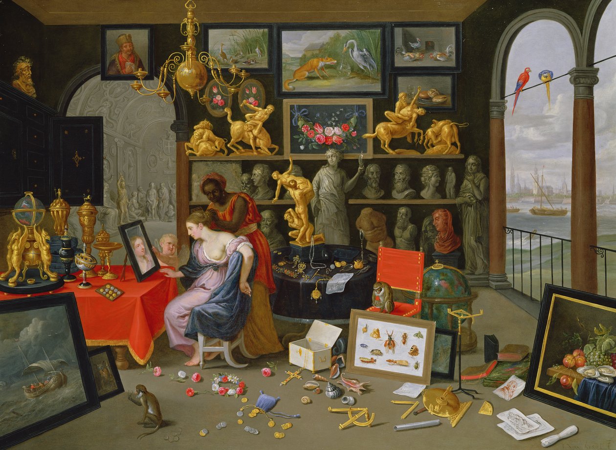 Venüs tuvaletinde by Jan van Kessel the Elder