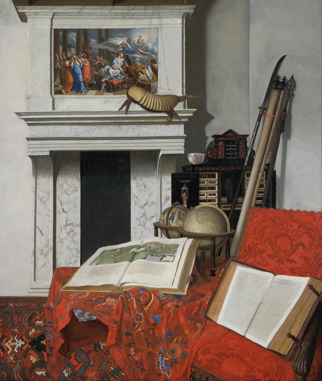 Meraklı Oda Köşesi by Jan van der Heyden