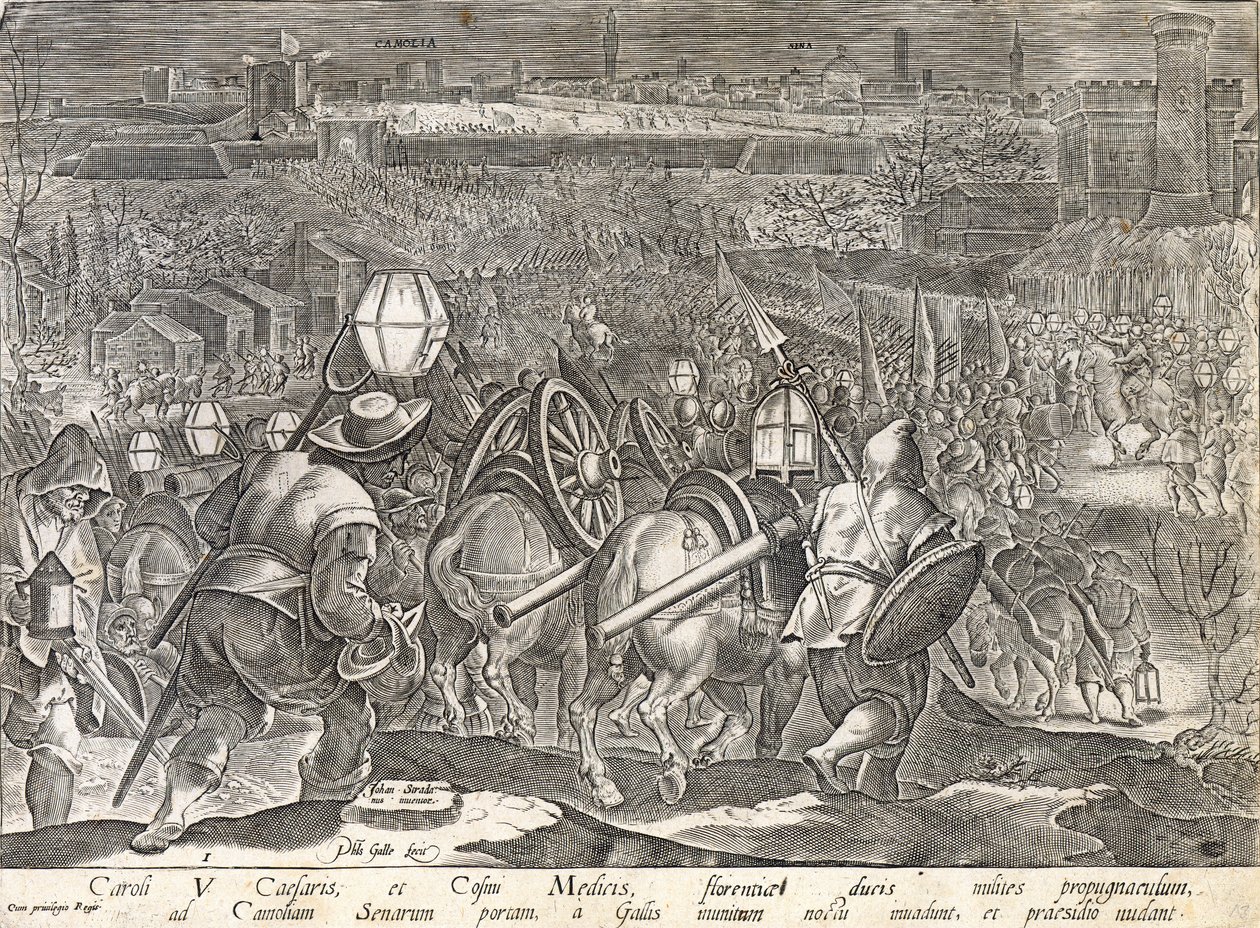 İmparator Charles V ve Cosimo I de