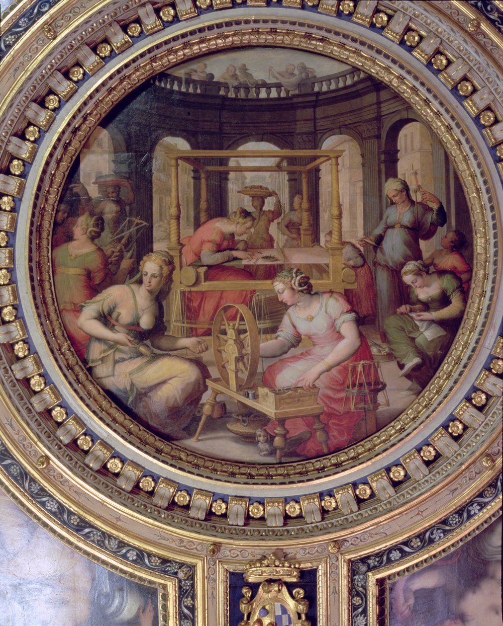 Penelope dokuma tezgahında by Jan van der Straet