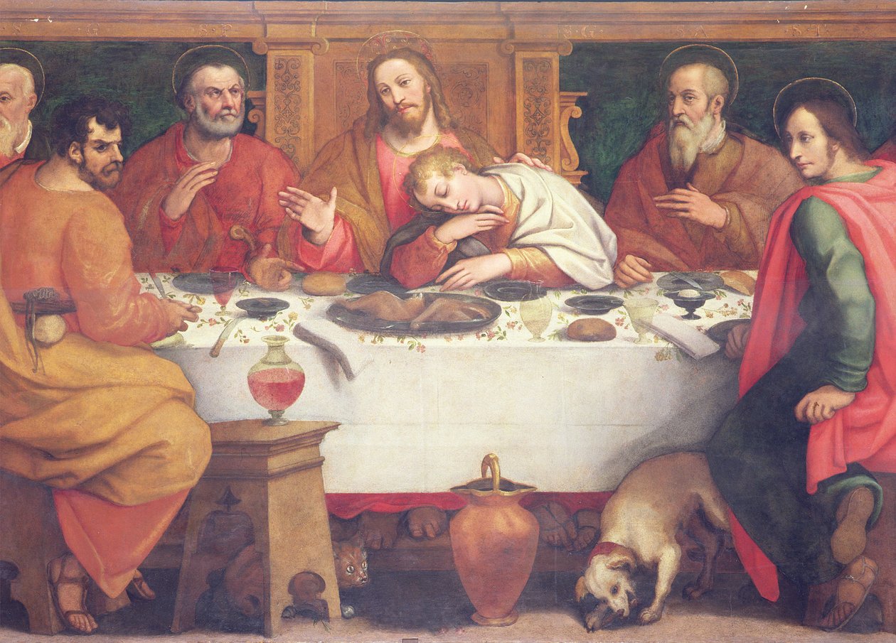 Son Akşam Yemeği by Jan van der Straet