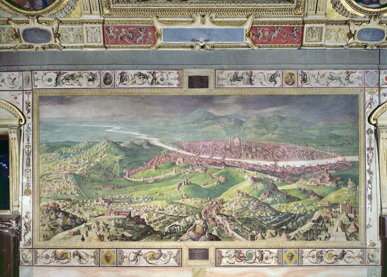 Floransa Kuşatması 1530, 1563-65 by Jan van der Straet