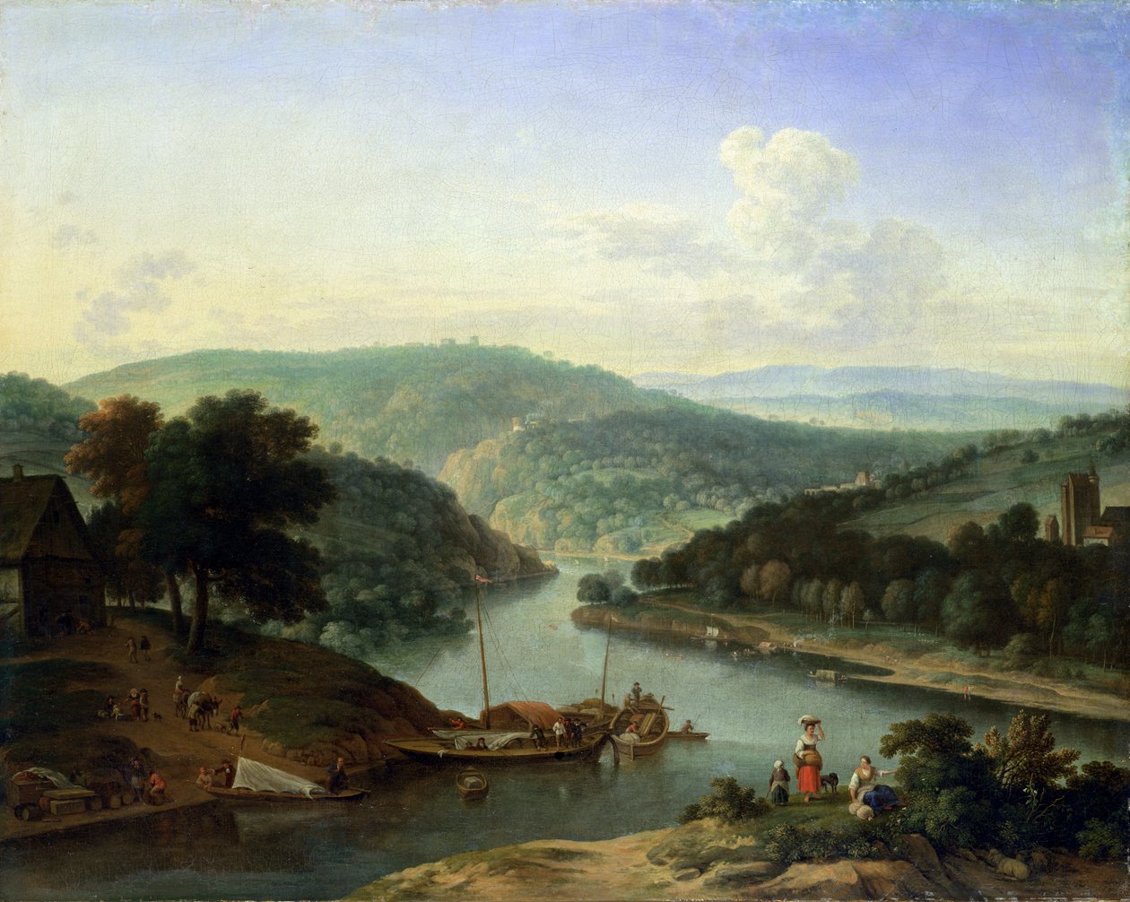 Nehir Manzarası, 1697 by Jan van der the Younger Meer