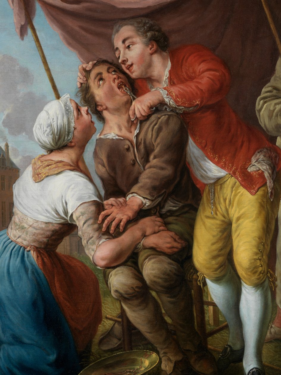 Diş Hekimi 'Bellavita'dan Ayrıntı (tuval üzerine yağlıboya) by Jan Anton Garemyn