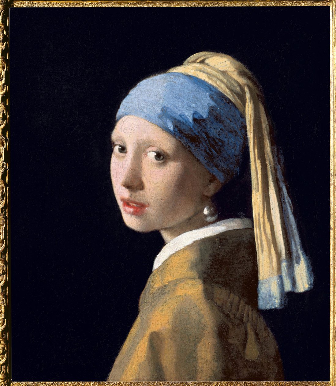 İnci Küpeli Kız, 1665 dolayları (tuval üzerine yağlı boya) by Jan (1632 75) Vermeer