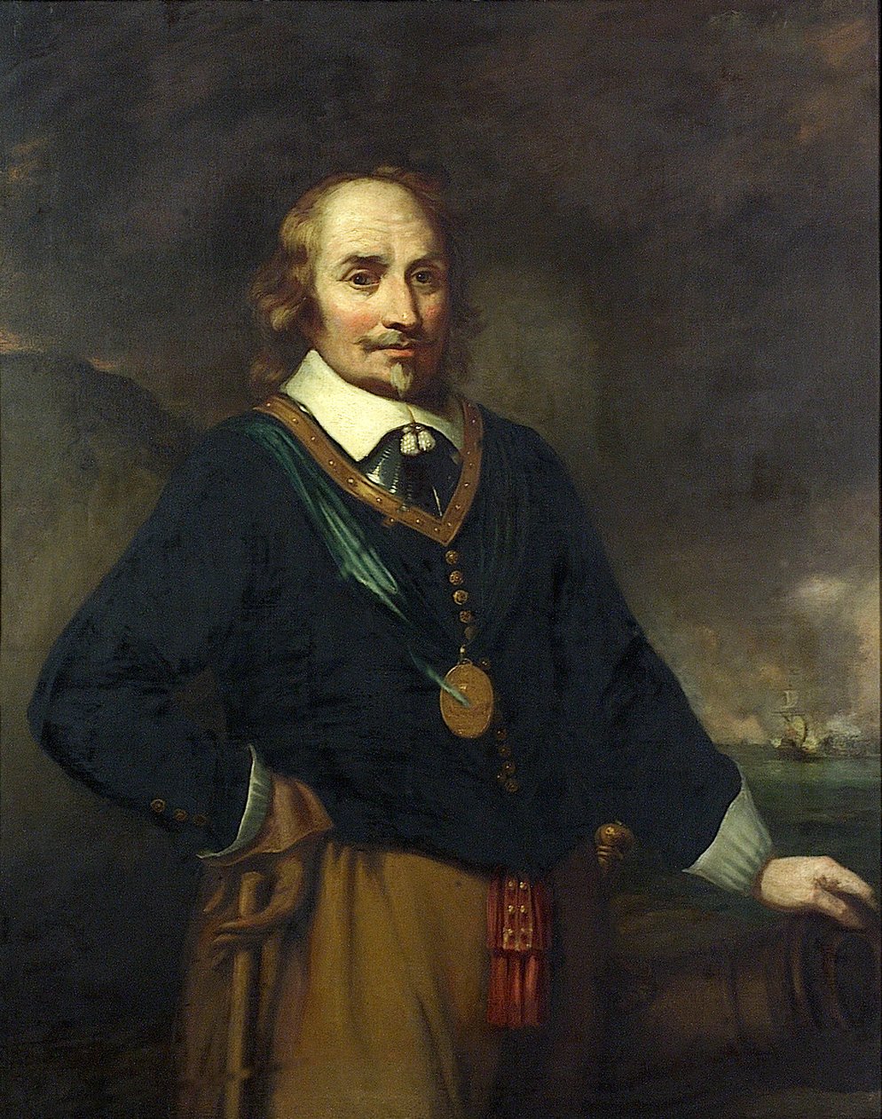 Maarten Harpertszoon Tromp (1597-1653), 19. yüzyıl başı (tuval üzerine yağlıboya) by Jan (after) Lievensz