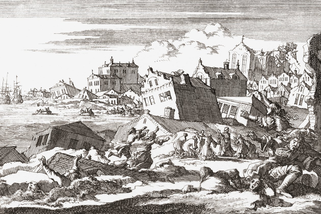 1692 depremi Jamaika Port Royal
