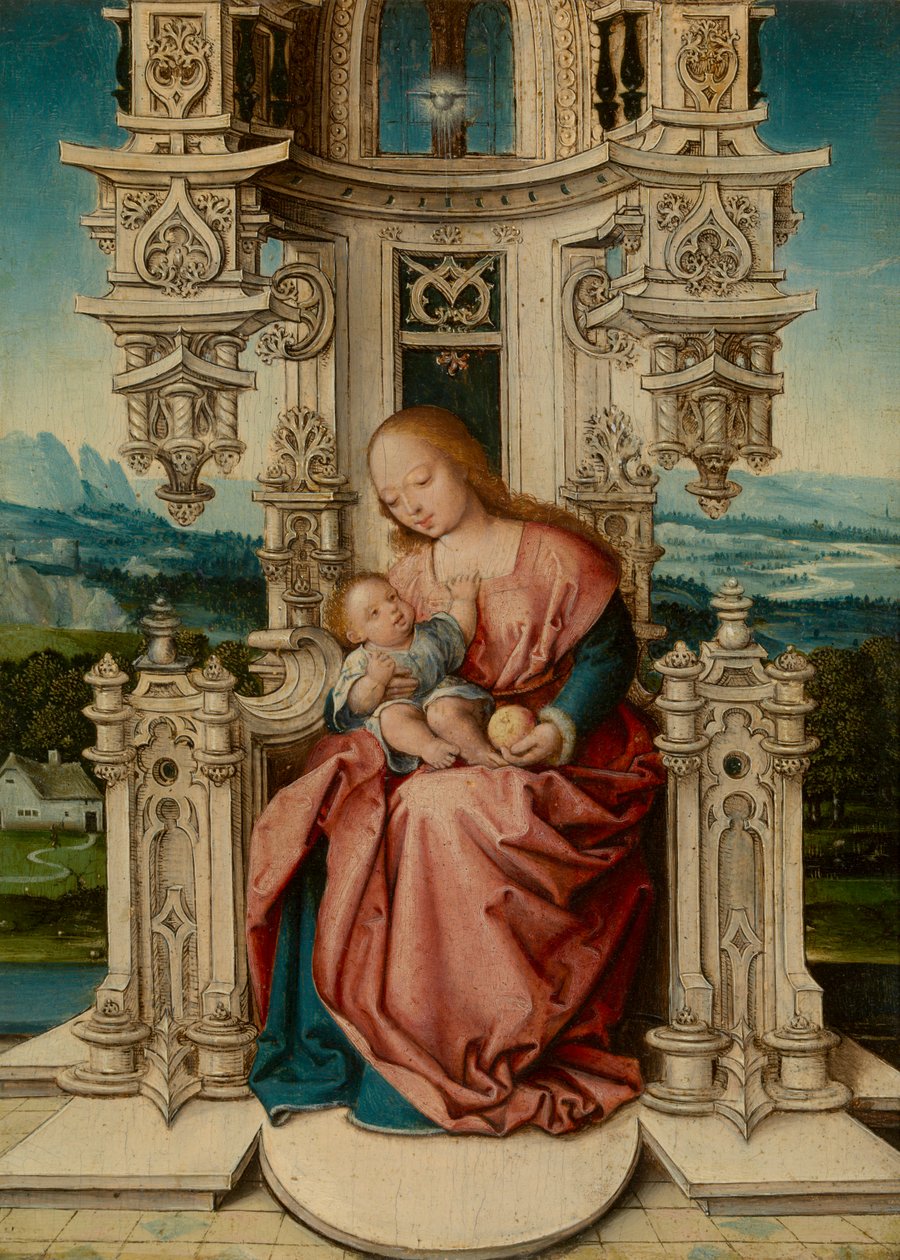Madonna (panel üzerine yağ) by Jan (c.1472 c.1533) Gossaert