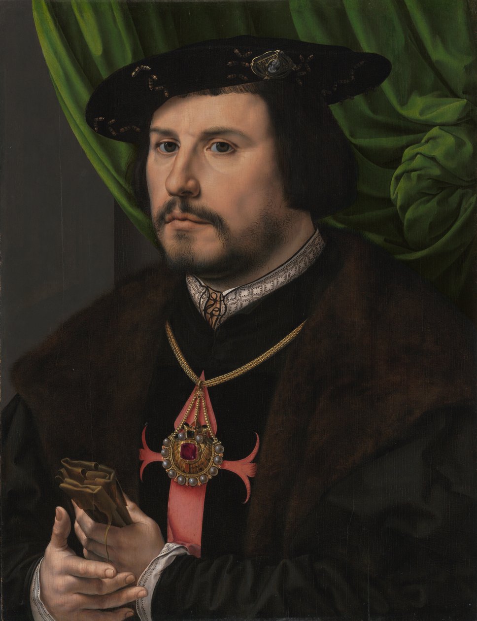 Francisco de los Cobos y Molina'nın portresi, c.1530-32 (meşe panel üzerine yağlı boya) by Jan (c.1472 c.1533) Gossaert