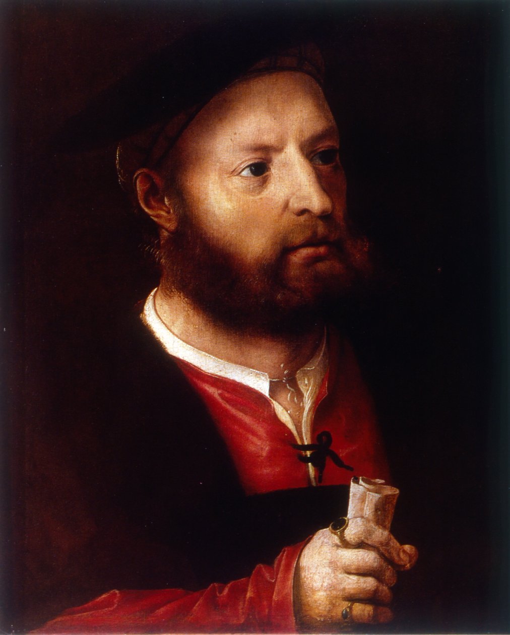 Bir adamın portresi (resim) by Jan (c.1472 c.1533) Gossaert