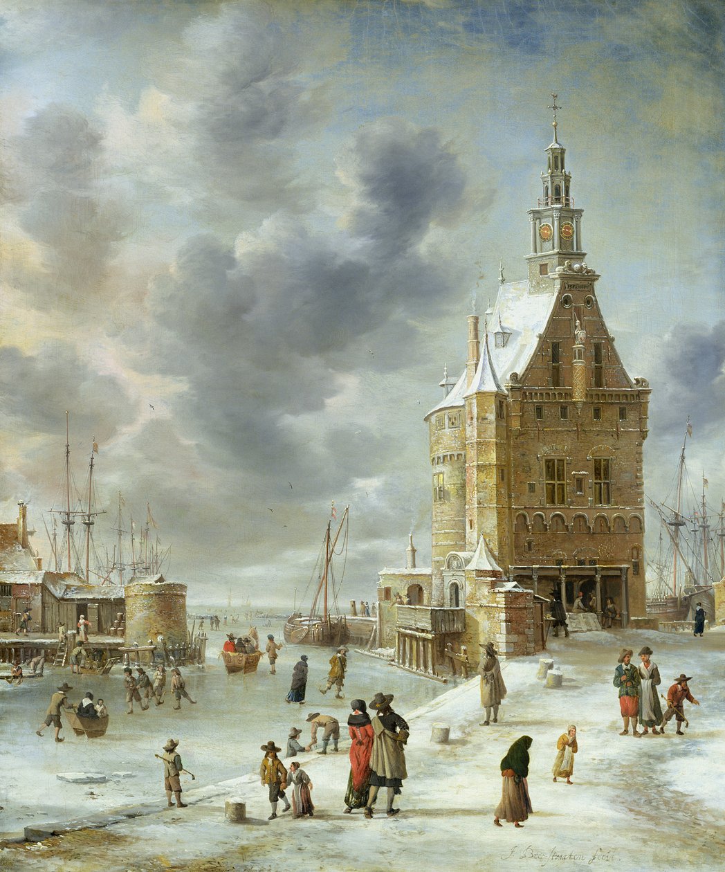 Hoorn Şehir Kapısı by Jan Abrahamsz. Beerstraten