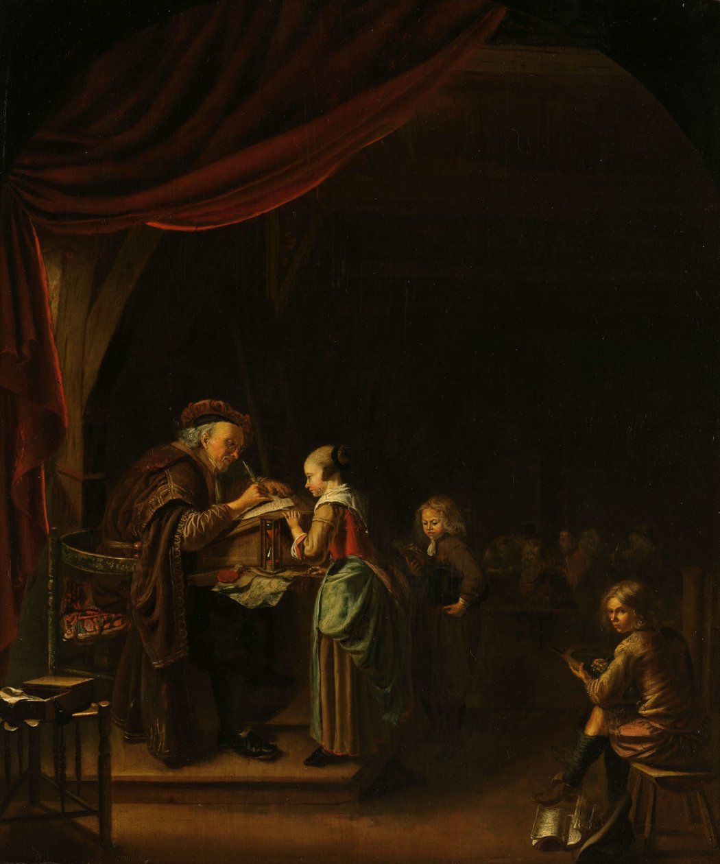 okul müdürü by Jan Adriaensz. van Staveren (copy after)