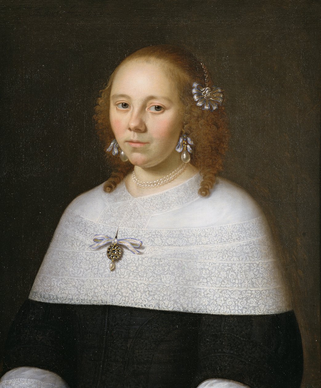 Igishushanyo cyumukobwa ukiri muto kuva ihembe, 1658 by Jan Albertsz Rootius