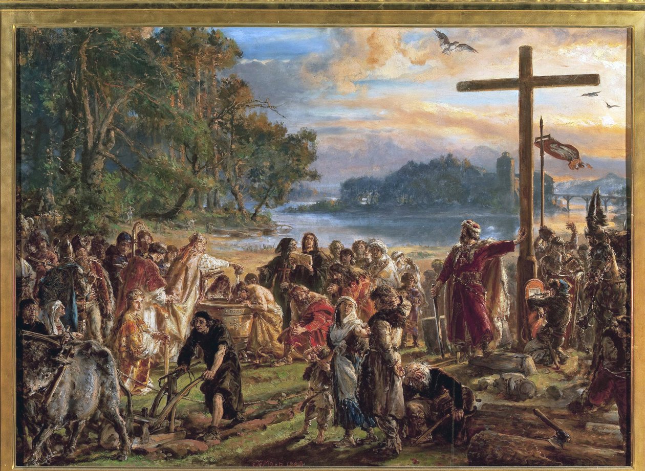 La chhristiannisation de la Pologne, 966 - Polonya