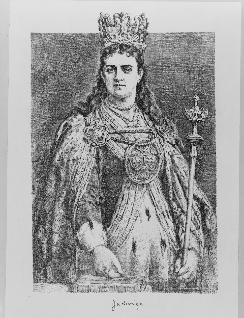 Polonya Kraliçesi Jadwiga, 19. yüzyıl by Jan Alojzy Matejko